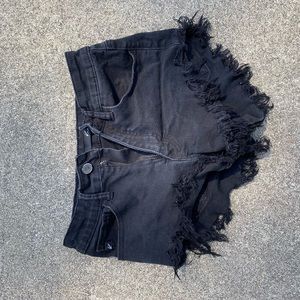 Black LA shorts